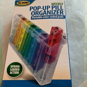 Pop-Up Pill Organizers
